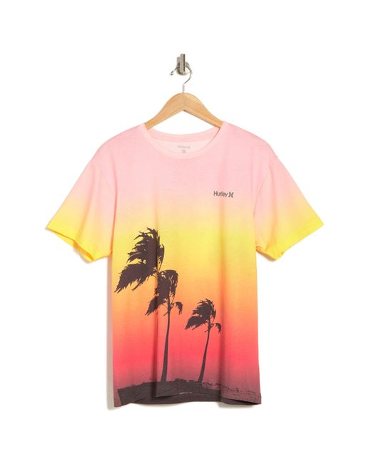 yellow hurley shirt
