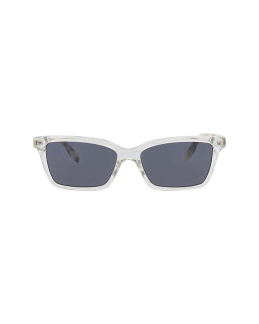 McQ Alexander McQueen Blue 51Mm Core Rectangular Sunglasses