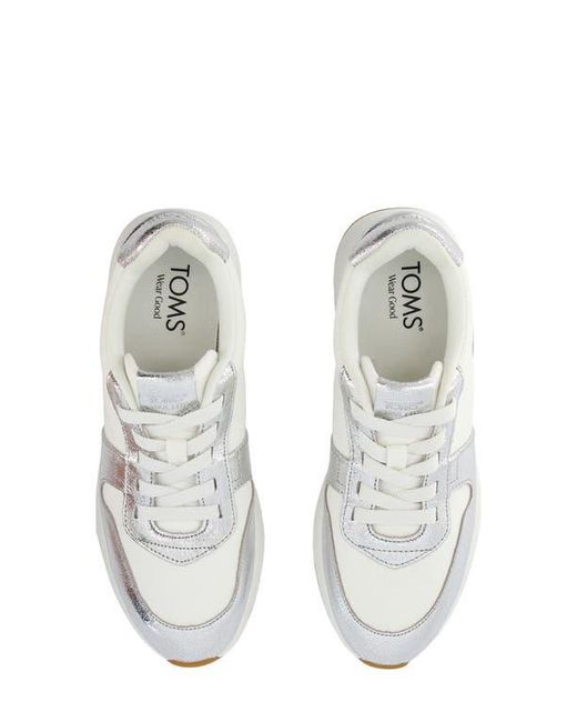 TOMS White Trvl Lite Retro Sneaker