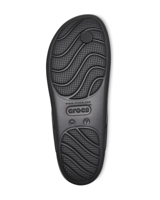 CROCSTM Black Splash Flip Flop
