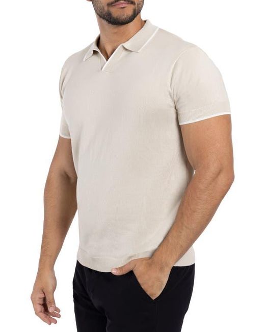 Xray Jeans White V-Neck Polo Sweater for men