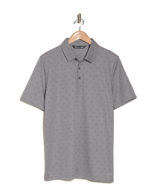 Travis Mathew Cliff Jumping Polo in Gray for Men | Lyst