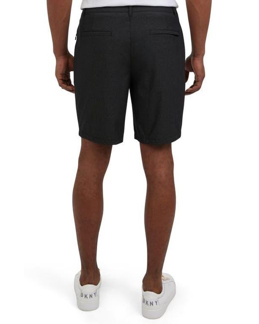 DKNY Black Kelton Tech Chino Shorts for men