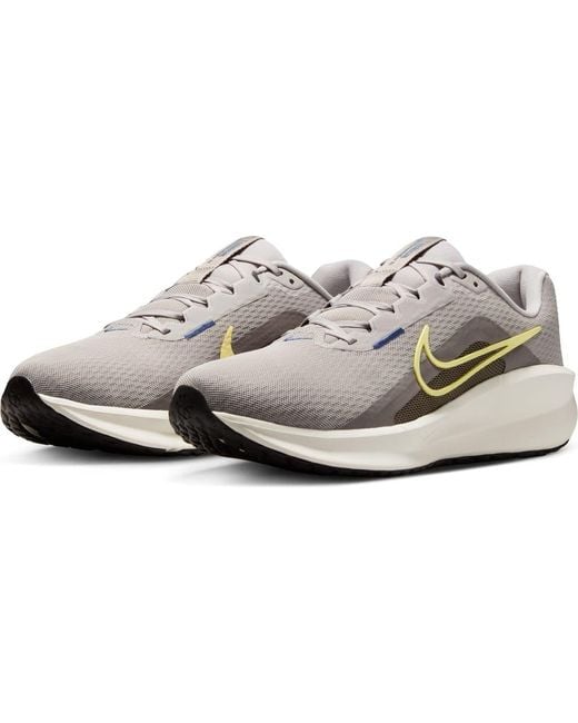 Nike White Downshifter 13 Running Shoe for men
