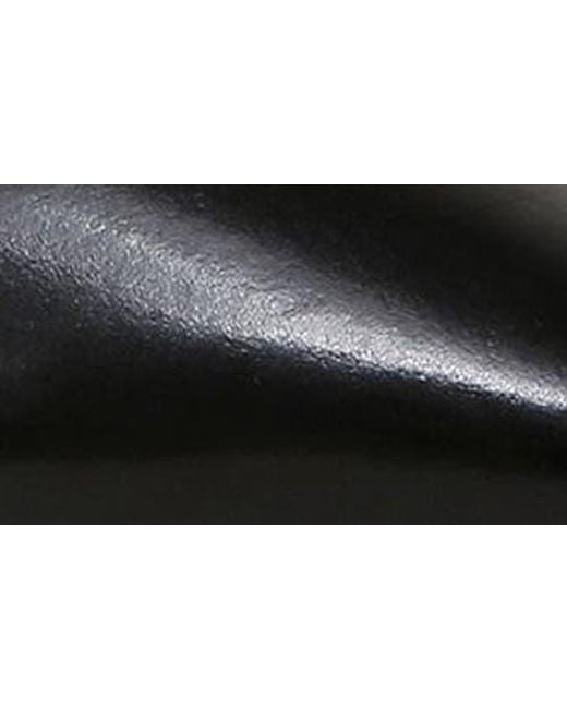 Vince Black Pointed Toe Leather Flat Shoes
