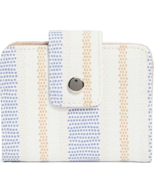 MUNDI SMALL LEATHER GOODS White Pixie Bifold Wallet