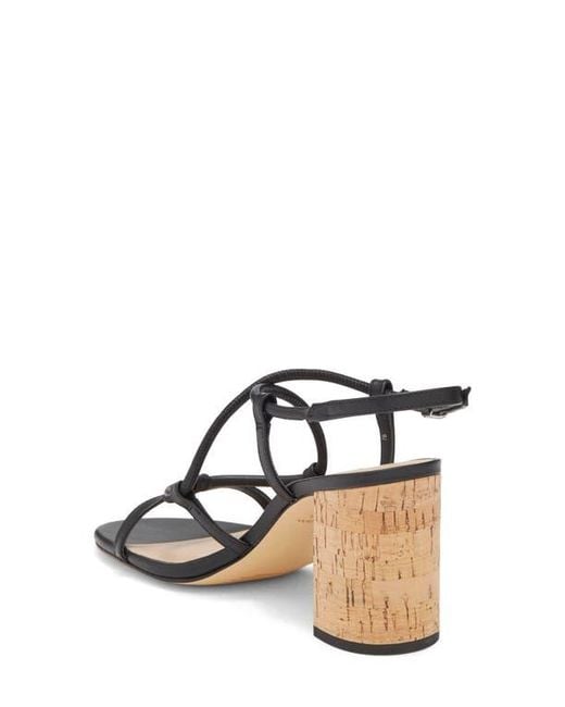 Stuart Weitzman Black Nilla 75 Block Sandal