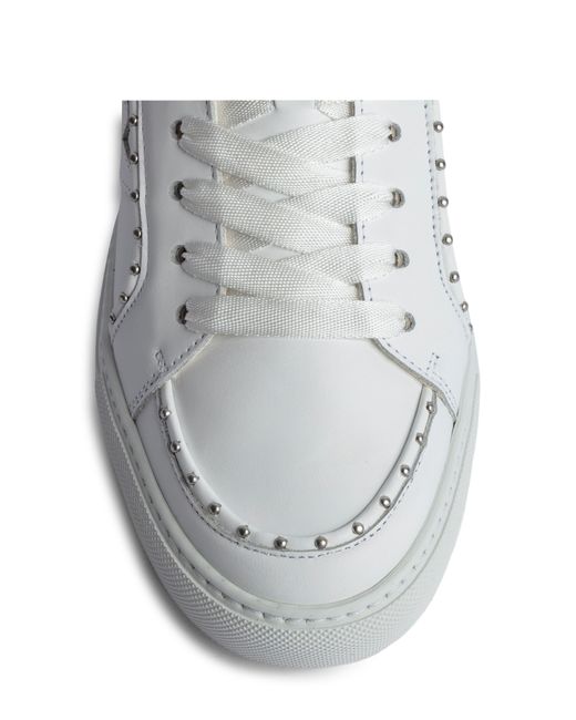 Zadig & Voltaire White Low Top Stud Sneaker