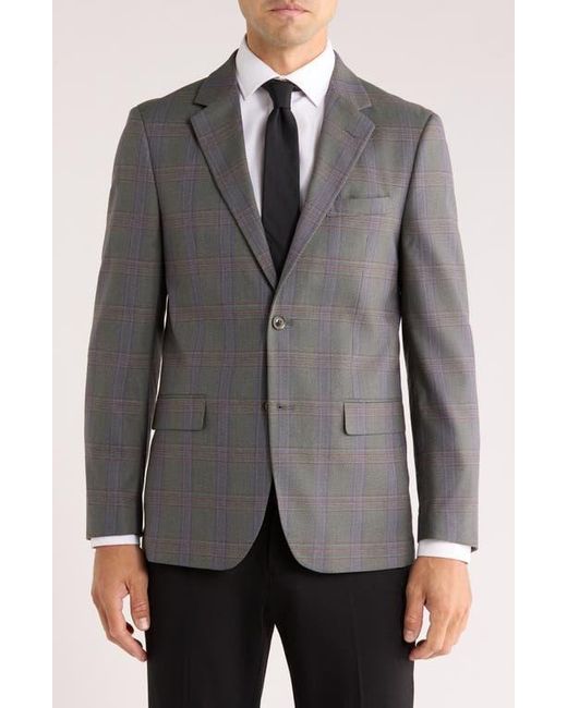 Vince Camuto Men's Gray Fancy Plaid Sport Coat - Main Image