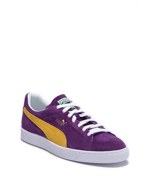 PUMA Purple Suede Classic X Collectors (heliotrope/spectra Yellow) Shoes for men