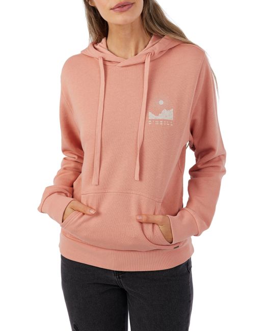 O'neill Sportswear Pink Offshore Pullover Hoodie