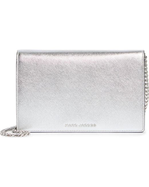 Marc Jacobs Party Wallet On A Chain in White | Lyst
