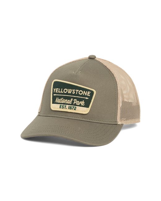 American Needle Valin Yellowstone Snapback Hat In Sandolive At