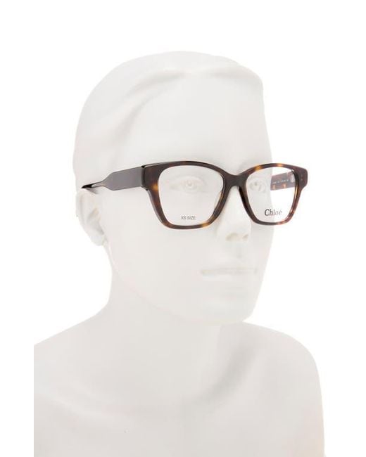 Chloé Brown 51Mm Cat Eye Optical Frames