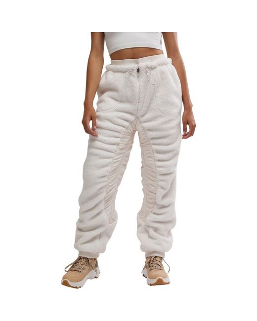Free People Gray Sundown Fleece Pants