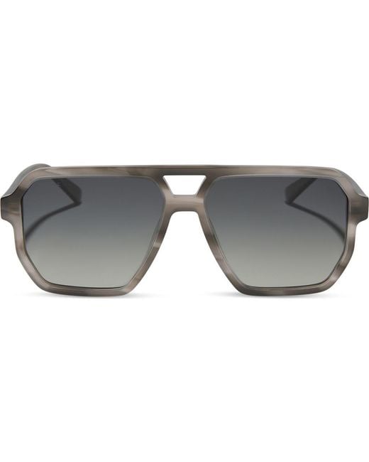 DIFF Gray Cameron 57Mm Polarized Navigator Sunglasses