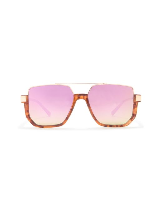 Vince Camuto Pink Browline Navigator Sunglasses