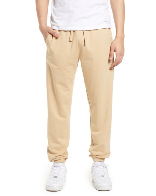Native Youth Natural Cotton Blend Jersey Joggers for men