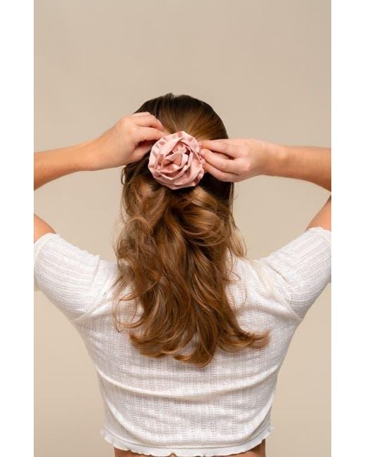 Kitsch Pink Rosette Cloud Hair Clip