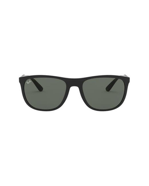 Ray-Ban Gray 58Mm Square Sunglasses for men