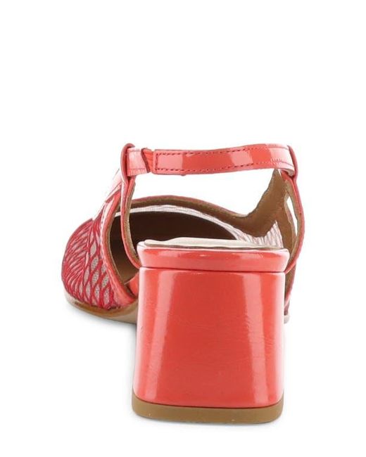 Fly London Red Soki Slingback Pump
