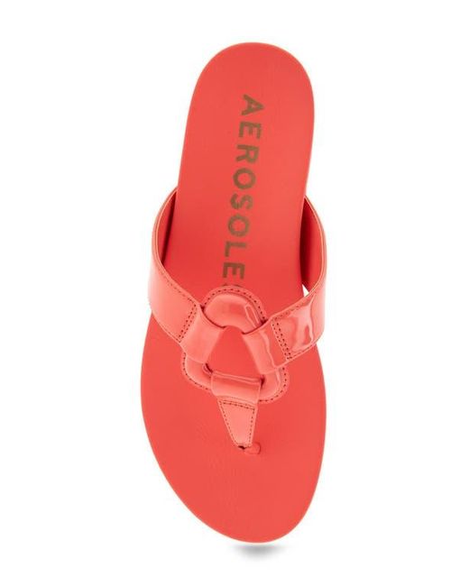 Aerosoles Red Fallon Harness Sandal