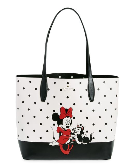Kate Spade White Minnie Mouse Tote Bag