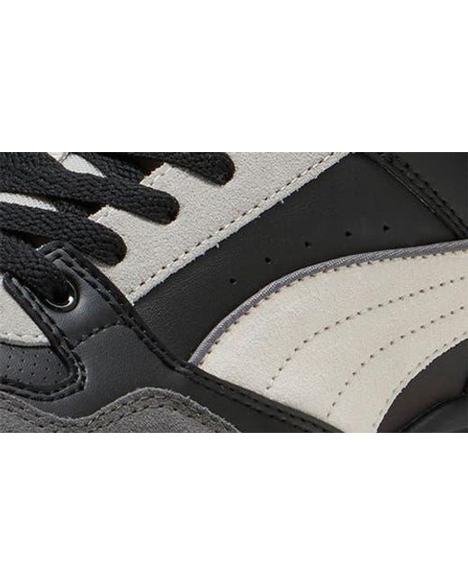 PUMA Black Rebound Retro Sd Sneaker for men
