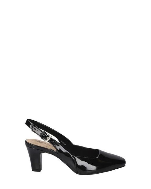 Easy Street Black Ritsa Slingback Pump