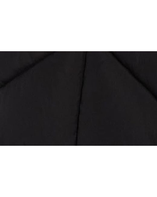 BCBGeneration Black Longline Water Resistant Puffer Jacket