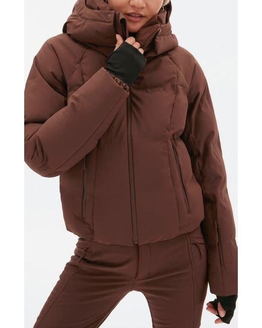 Halfdays Brown Georgie Puffer Jacket