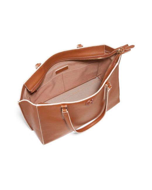 Cole Haan Brown Go-to Leather Tote