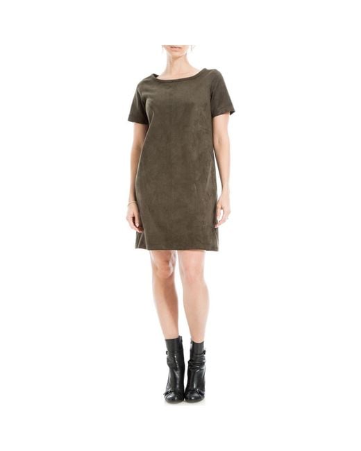 Faux Suede Shift Dress Camel Faux Suede And Leather Shift Dress  Moda  Boutique