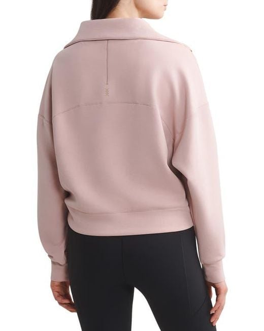 Rhone Pink Dreamglow Half Zip