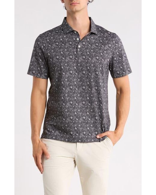 Bugatchi Gray Short Sleeve Polo for men