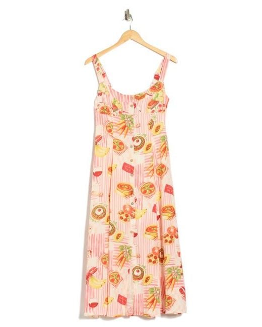 Blu Pepper Multicolor Button-Up Sundress