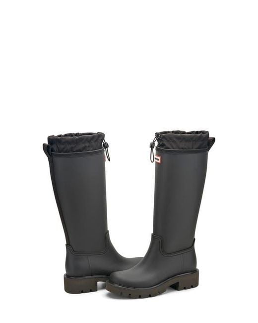 Hunter Black Carson Lug Sole Boot