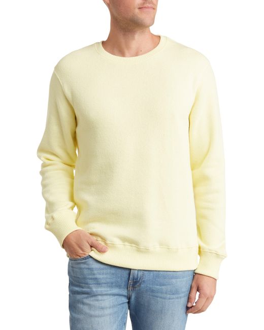 FLEECE FACTORY Yellow Nantucket Crewneck Sweater for men
