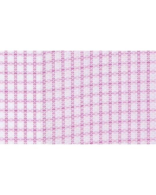 Lorenzo Uomo Pink Trim Fit Textured Windowpane Dress Shirt for men