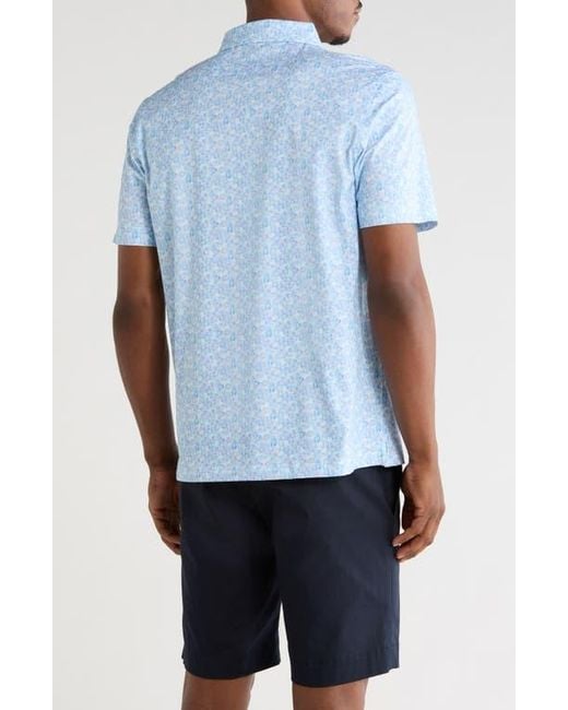 Bugatchi Blue Ooohcotton Polo for men