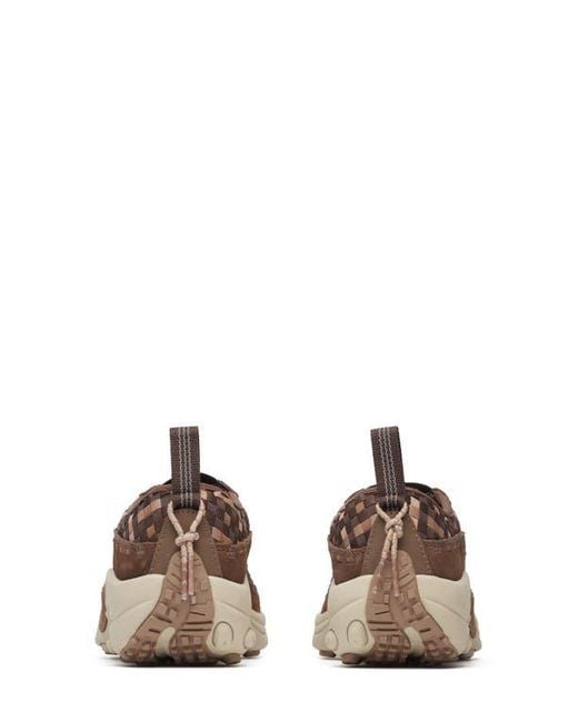 Merrell Brown Jungle Moc Toe Woven Slip-On Sneaker