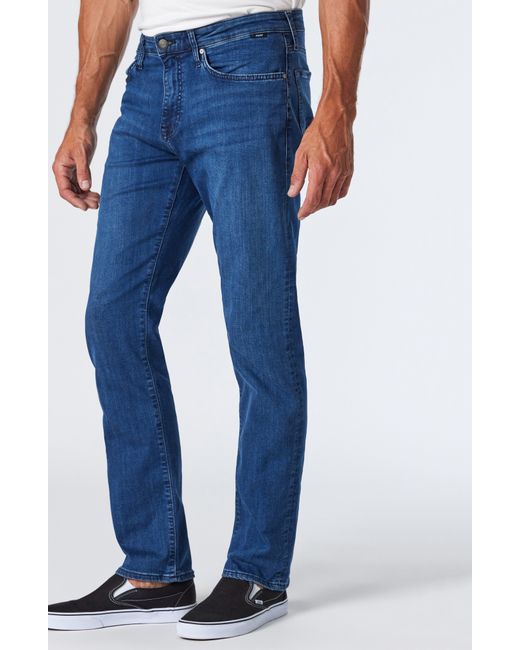 Mavi Blue Zach Straight Leg Jeans for men