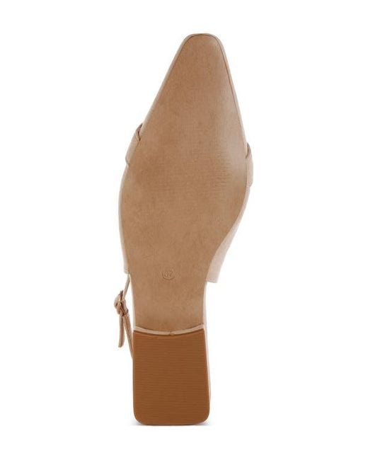 LONDON RAG White Salova Embellished Slingback Pump