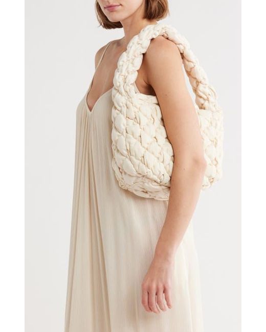 Lucky Brand Natural Joan Quilted Shoulder Bag