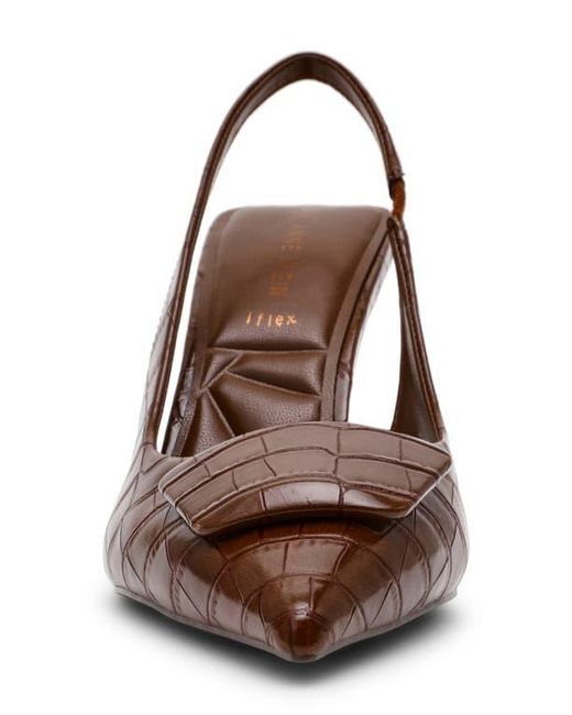 Anne Klein Brown Ilani Slingback Pump