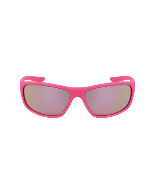 Nike Pink 58mm Rectangle Sunglasses for men