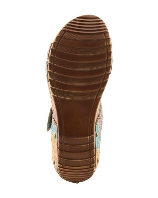 Spring Step Multicolor Oh So Sweet Platform Sandal