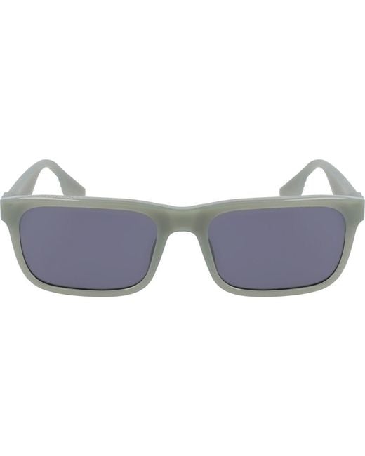 Converse Blue Restore 54Mm Rectangular Sunglasses