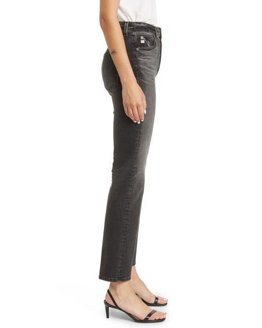 AG Jeans Gray Saige High Waist Straight Leg Jeans