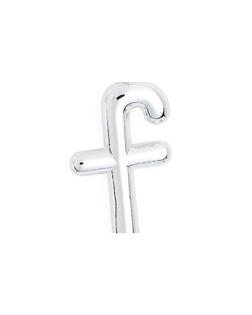 Leith Blue Lowercase Initial Bubble Pendant Necklace